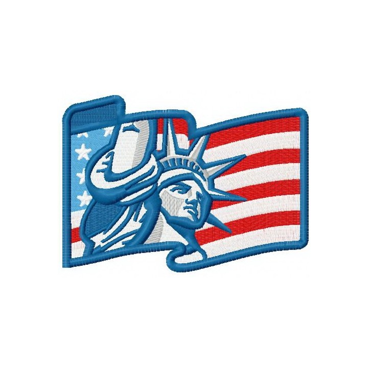 American Liberty 2 embroidery design - Embroidery Design
