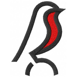 Bristol City robin logo embroidery design - Embroidery Design