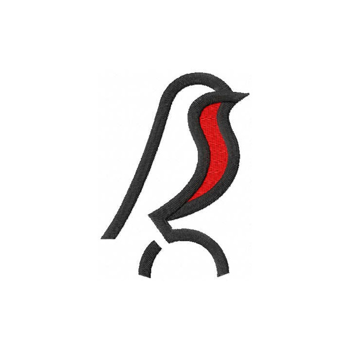 Bristol City robin logo embroidery design - Embroidery Design