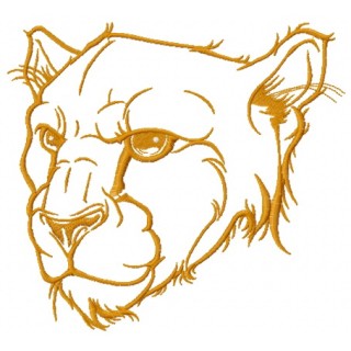 Severe predator embroidery design - Embroidery Design