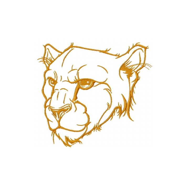 Severe predator embroidery design - Embroidery Design