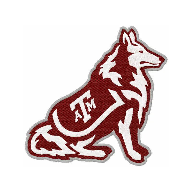 Texas A&M Aggies Mascot Logo Stitching Pattern