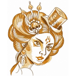 Halloween stranger embroidery design - Embroidery Design