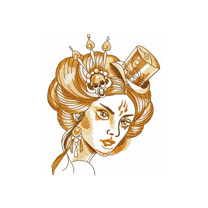 Halloween stranger embroidery design - Embroidery Design