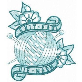 I love knitting embroidery design - Embroidery Design