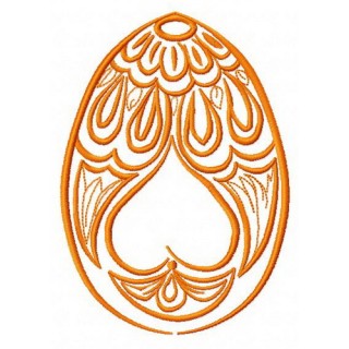 Easter egg 5 embroidery design - Embroidery Design