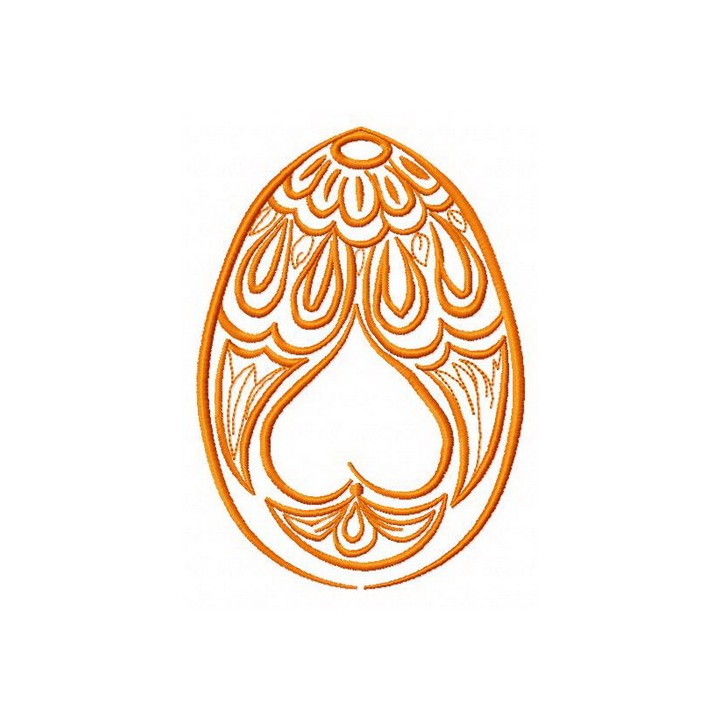 Easter egg 5 embroidery design - Embroidery Design