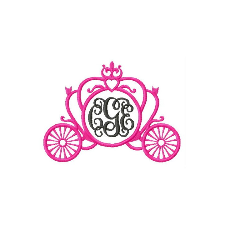 Carriage embroidery design - Embroidery Design