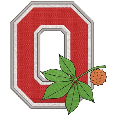 Ohio State Buckeyes Alternate Logo 1968 embroidery design featuring a bold, vintage-style logo in vibrant colors.