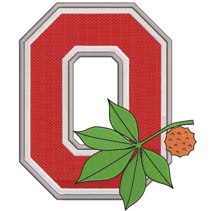Ohio State Buckeyes Alternate Logo 1968 embroidery design - Embroidery Design