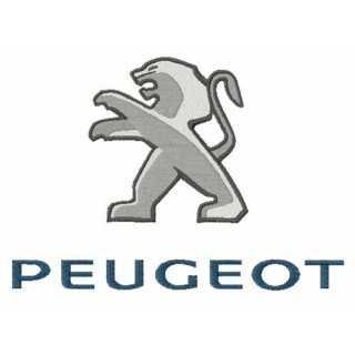 Peugeot logo embroidery design - Embroidery Design