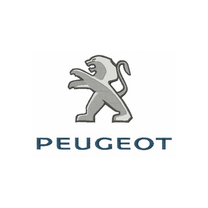Peugeot logo embroidery design - Embroidery Design