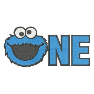 Cookie Monster NE embroidery design - Embroidery Design