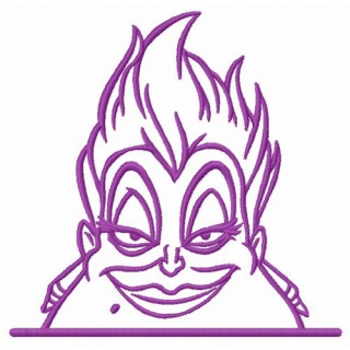 Ursula watching you embroidery design - Embroidery Design