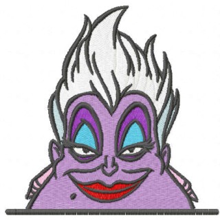 Happy Ursula embroidery design - Embroidery Design