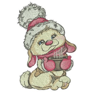 Cocoa for bunny 2 embroidery design - Embroidery Design