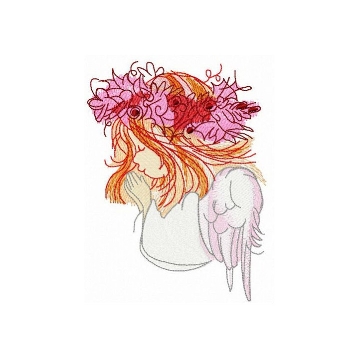 Prayer embroidery design - Embroidery Design