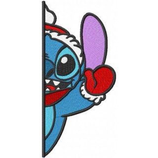 Christmas Stitch outside the door embroidery design - Embroidery Design