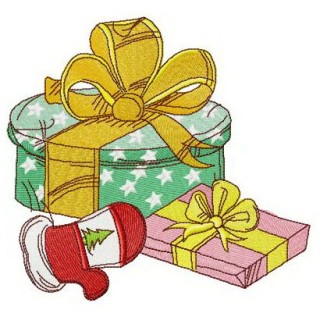 Gifts prepared embroidery design - Embroidery Design
