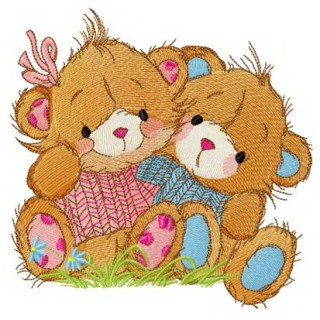 Teddy bear's picnic embroidery design - Embroidery Design
