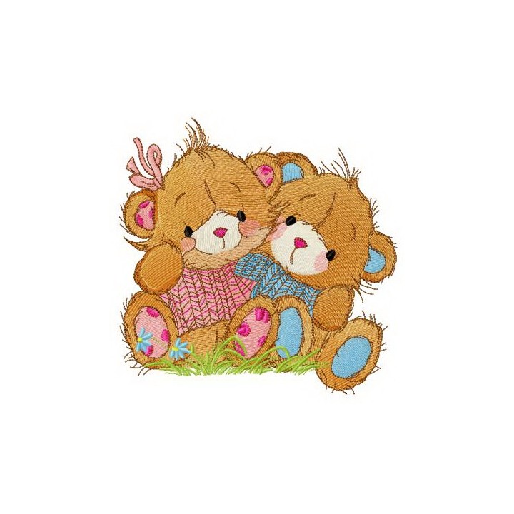 Teddy bear's picnic embroidery design - Embroidery Design