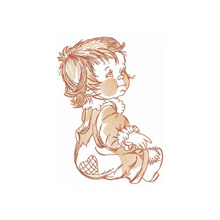 Looking at mom embroidery design - Embroidery Design