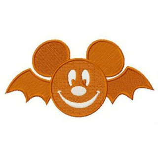 Mickey bat embroidery design - Embroidery Design