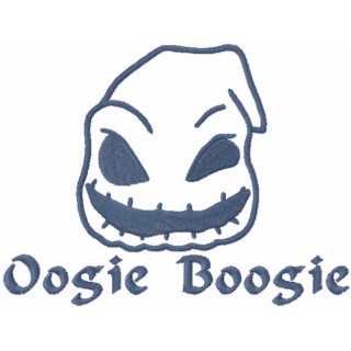 Baby oogie boogie one colored embroidery design - Embroidery Design