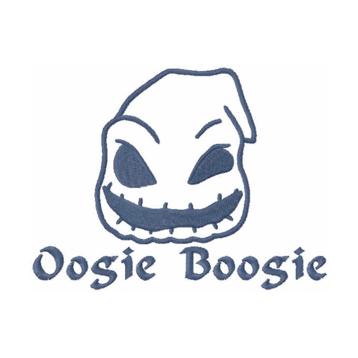 Baby oogie boogie one colored embroidery design - Embroidery Design