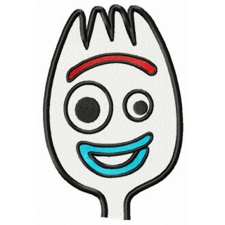 Hello Forky embroidery design - Embroidery Design