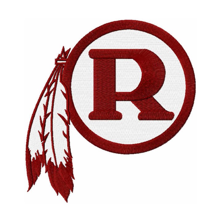 Redskins r logo embroidery design - Embroidery Design