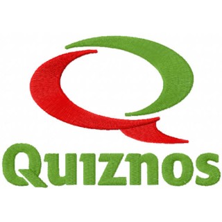 Quiznos logo embroidery design - Embroidery Design