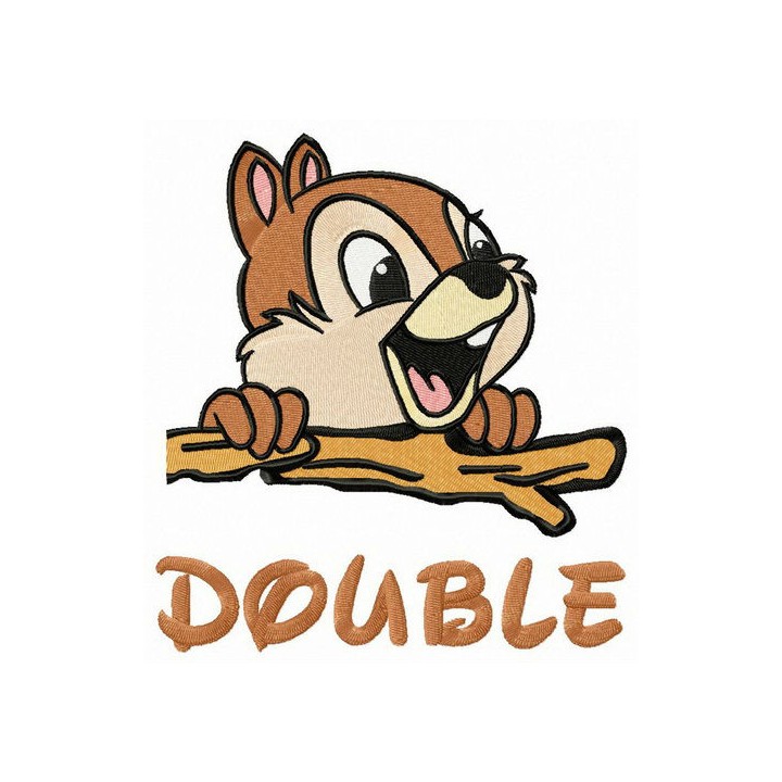 Double happiness embroidery design - Embroidery Design