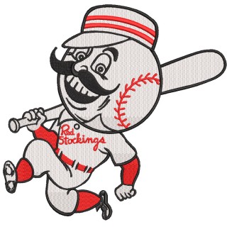 Cincinnati Redlegs logo embroidery design - Embroidery Design