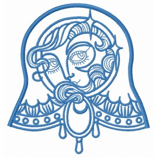 Fairy matryoshka 3 embroidery design - Embroidery Design