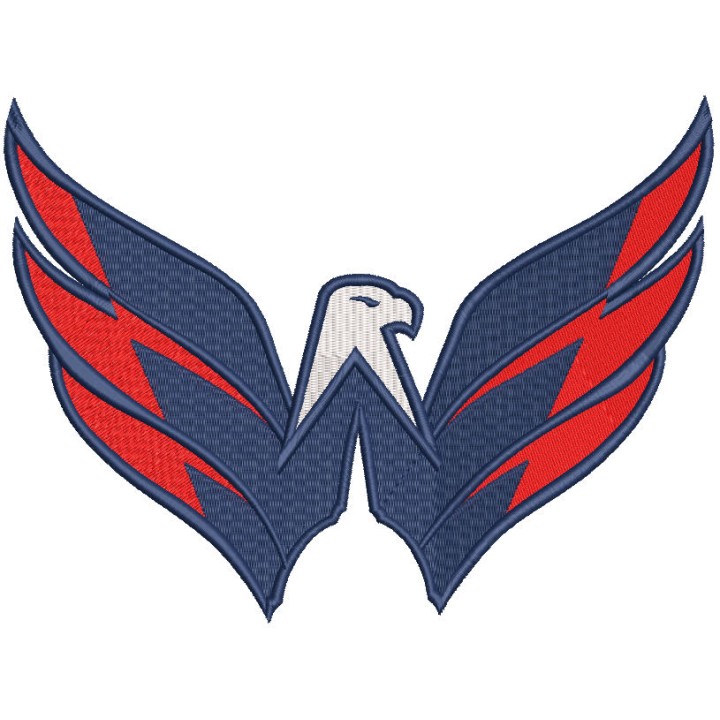 Washington capitals logo eagle embroidery design - Embroidery Design