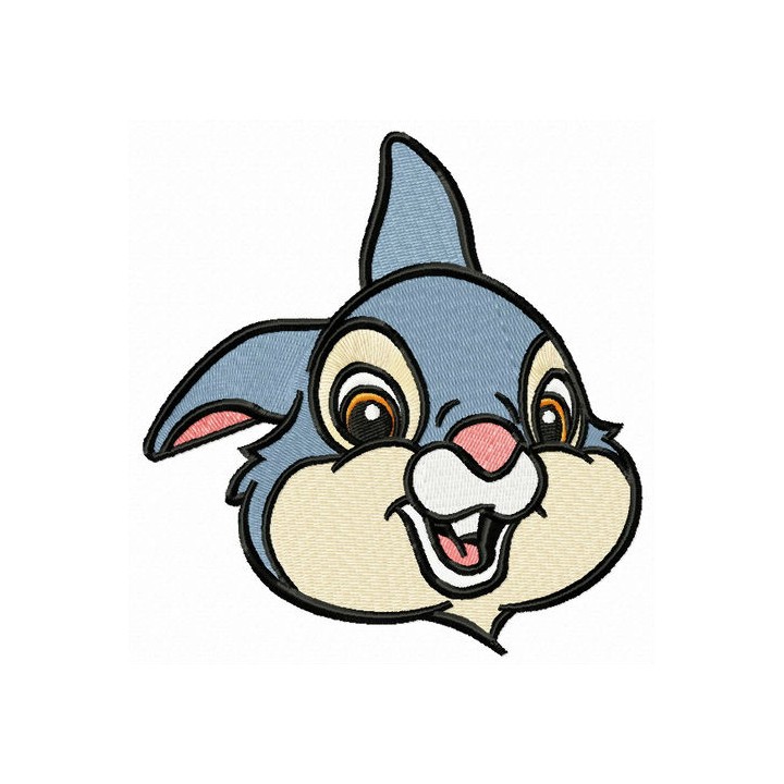 Thumper's muzzle embroidery design - Embroidery Design