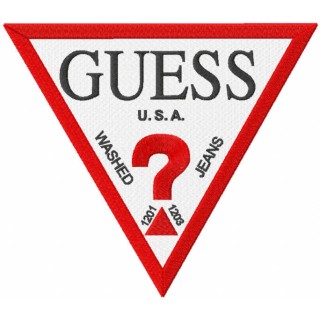 Guess jeans logo embroidery design - Embroidery Design