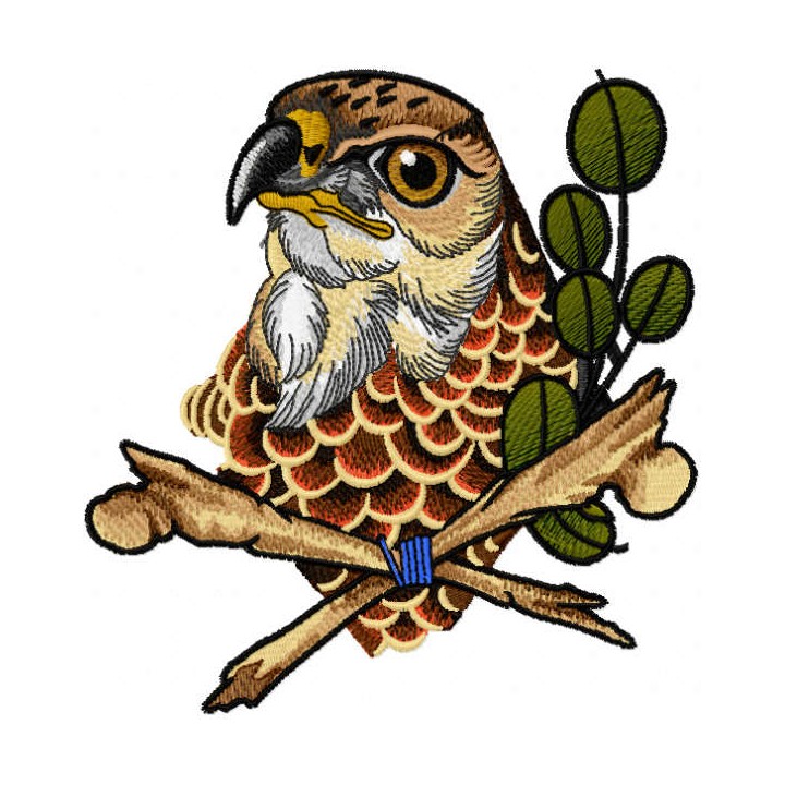 Heavenly predator embroidery design - Embroidery Design