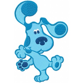 Blues Clues dancing embroidery design - Embroidery Design