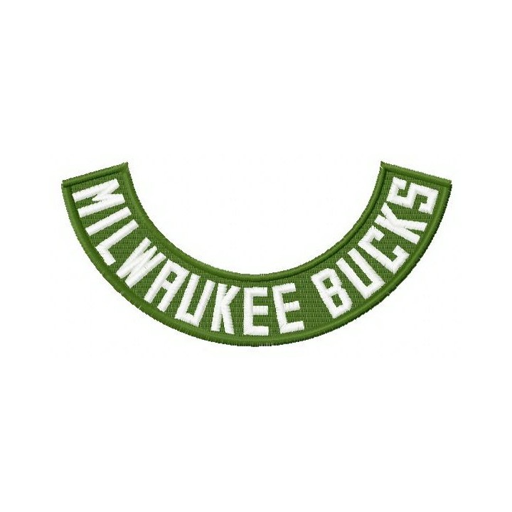 Milwaukee Bucks logo 5 embroidery design - Embroidery Design