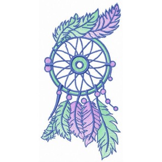 Small dreamcatcher embroidery design - Embroidery Design