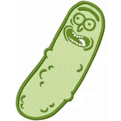 Pickle Rick embroidery design - Embroidery Design