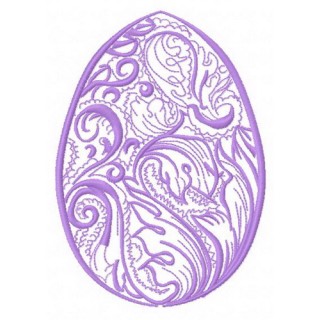 Easter egg 6 embroidery design - Embroidery Design