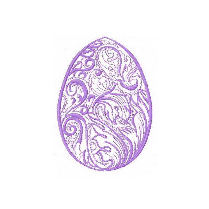Easter egg 6 embroidery design - Embroidery Design