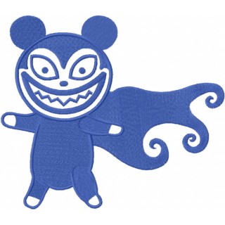 Vampire Teddy bear embroidery design - Embroidery Design