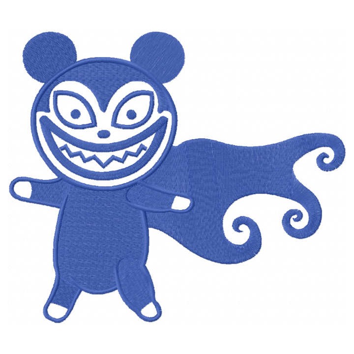 Vampire Teddy bear embroidery design - Embroidery Design