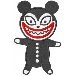 Vampire toy embroidery design - Embroidery Design