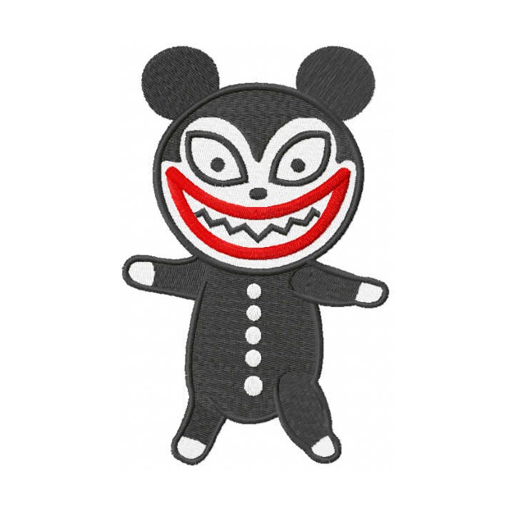 Vampire toy embroidery design - Embroidery Design