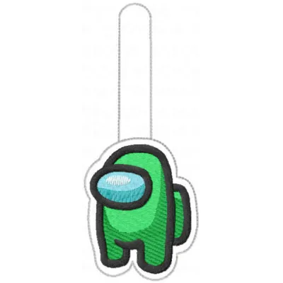 Snap Tab Among Us Crewmate Design | Gaming Embroidery